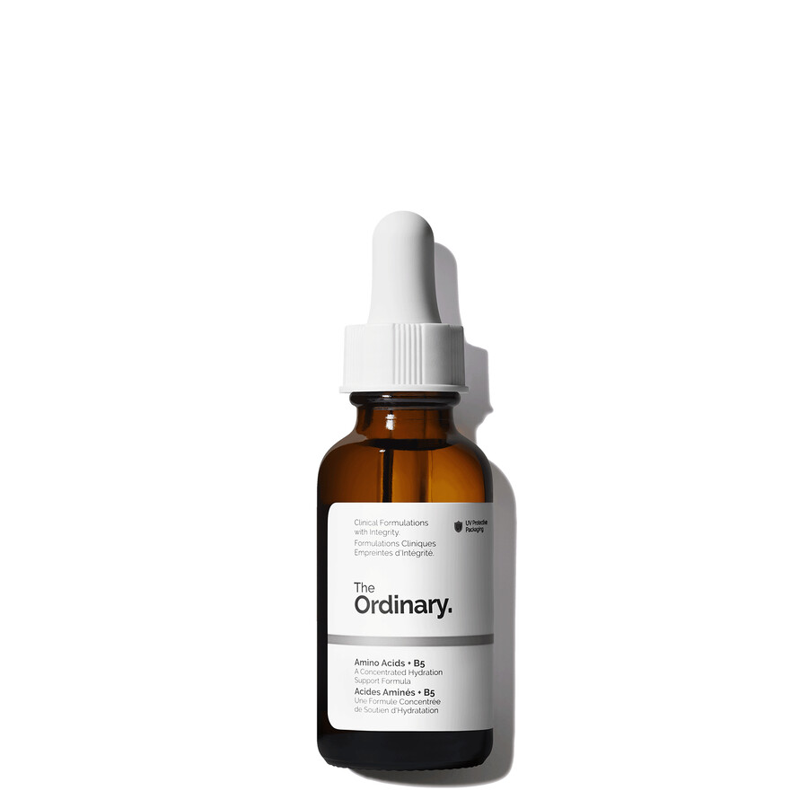 sérum na vodní bázi s aminokyselinami a vitamínem b5 pro hydrataci pleti